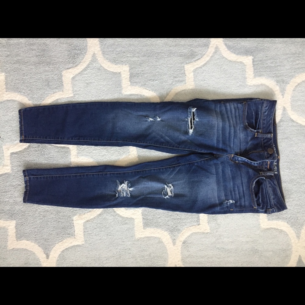American eagle distressed jegging size 6P